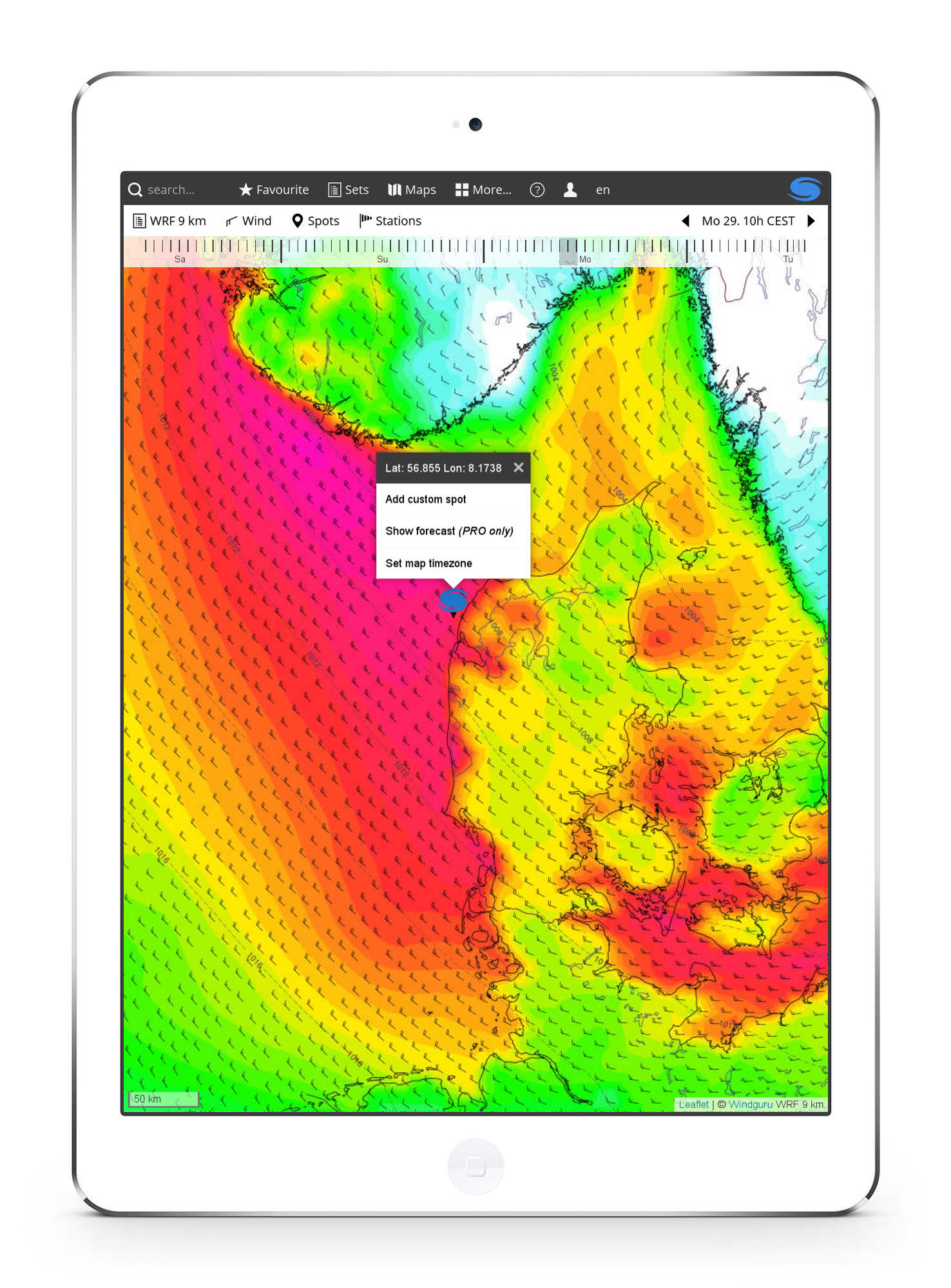 Arriba 63+ imagen meteo windguru fr.thptnganamst.edu.vn